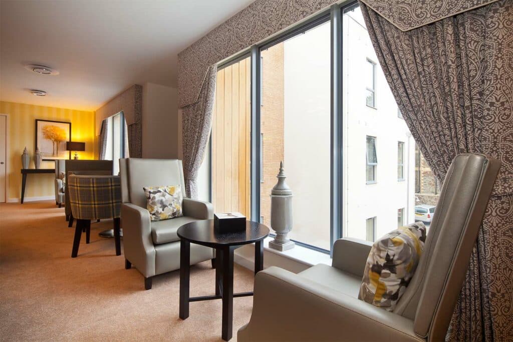 Armchairs by Window