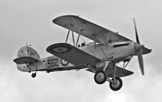 An old biplane