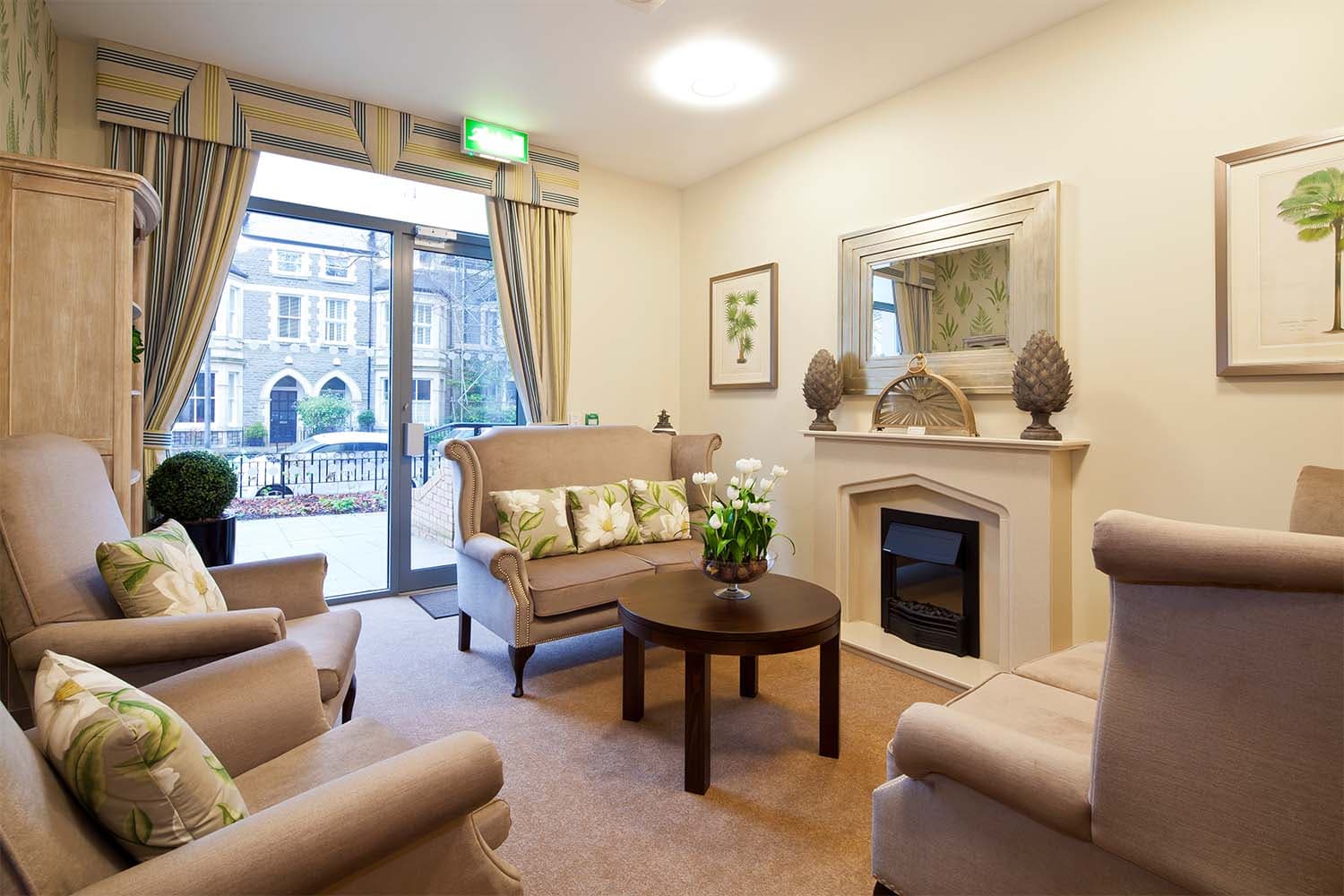 Social space in the home with comfy chairs