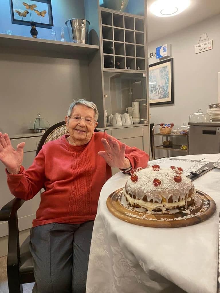 Resident Doing Baking and Decorating