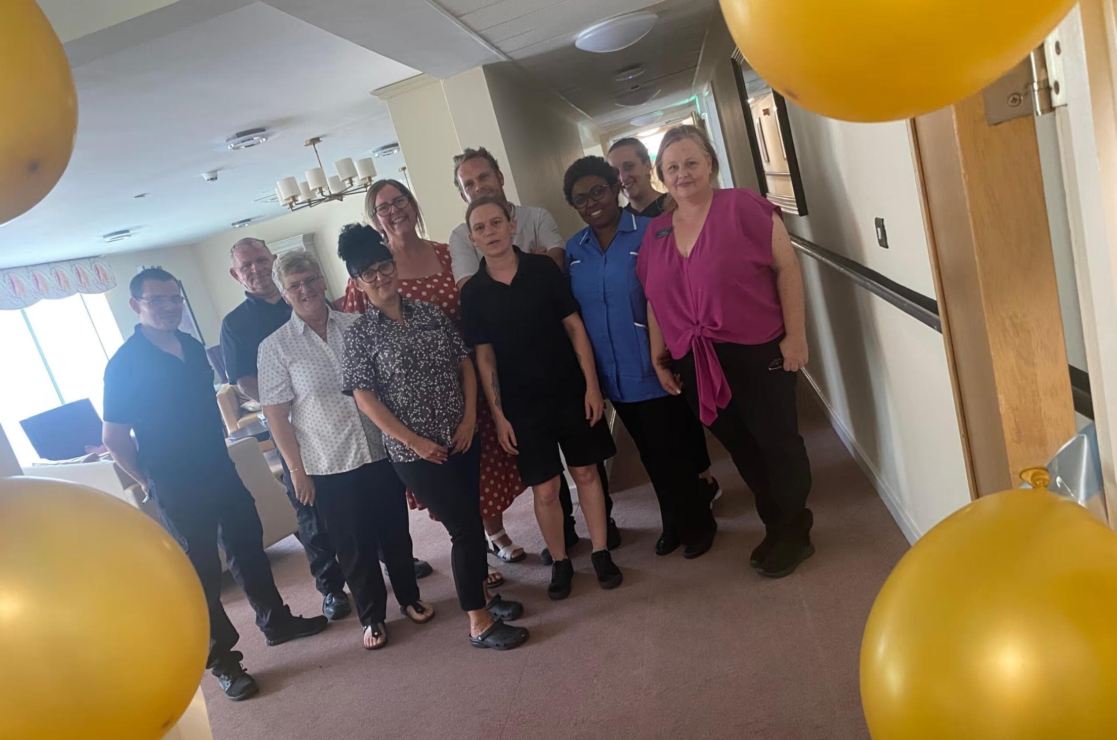 Our team at the Grand Opening of our new Nursing Unit at Ty Llandaff Care Home