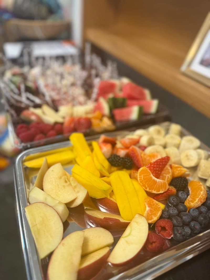platter of fruit